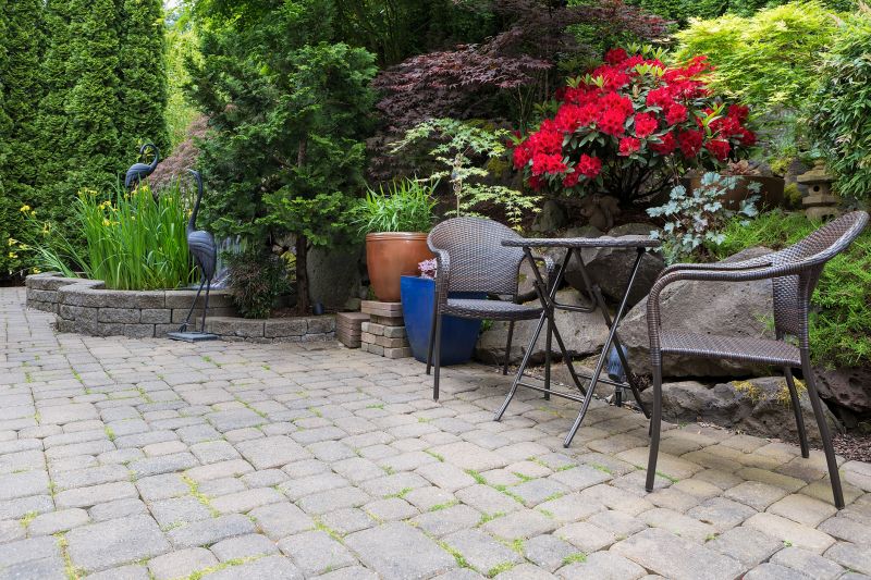 Limestone Patio Installation in Boston, MA